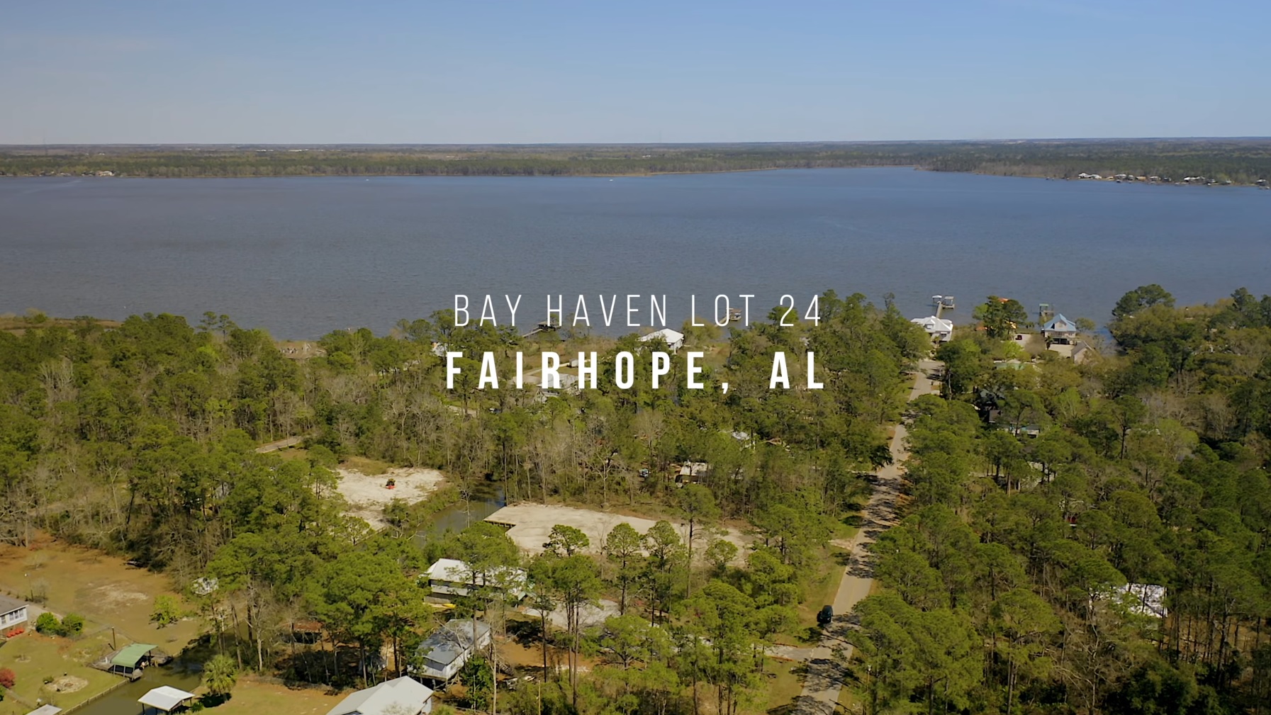 Bay Haven Waterfront Lot in Fairhope, Alabama